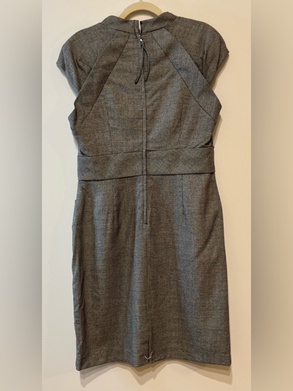 NEW Kay Unger Gray Wool/Viscose Blend Dress Size 14 - Picture 4 of 11